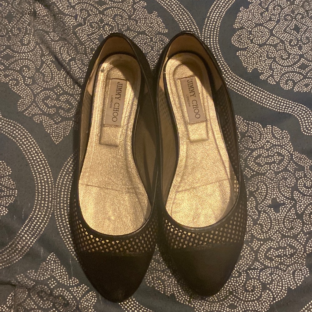 JIMMY CHOO- Used great condition flats